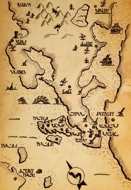 mapa hostile world old